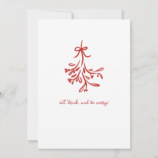 grillig kerstfeest jingle and mingle aankondiging (Achterkant)