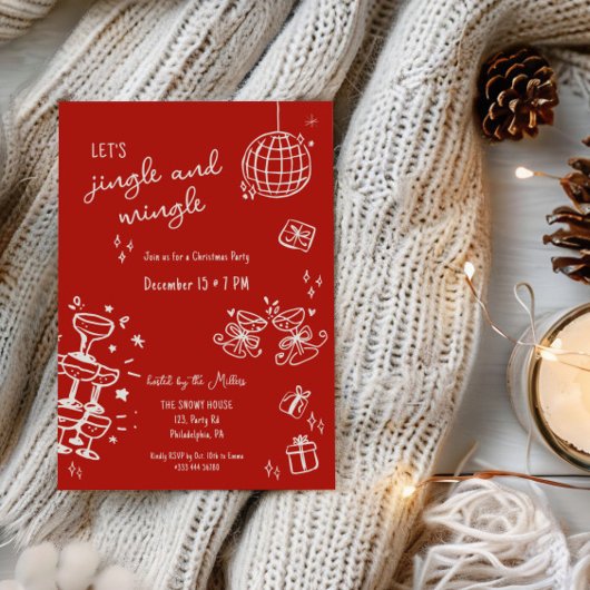 grillig kerstfeest jingle and mingle aankondiging