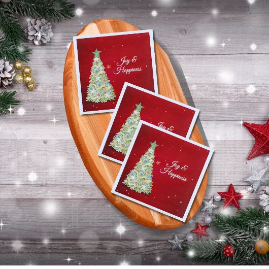 grillig kerstfeest servet