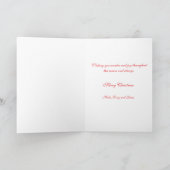 grillig kersthert uit bos kaart (Binnen)