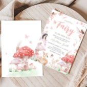 grillig klein sprookje Baby shower Kaart