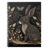 grillig konijn notitieboek (Voorkant)