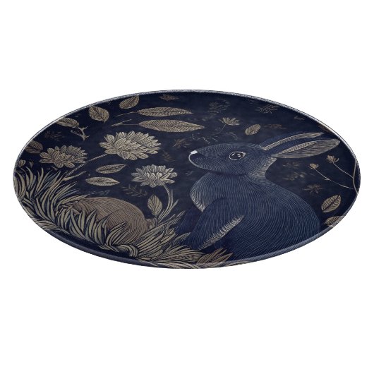 grillig konijn snijplank (Hoek)