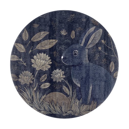 grillig konijn snijplank (Voorkant)