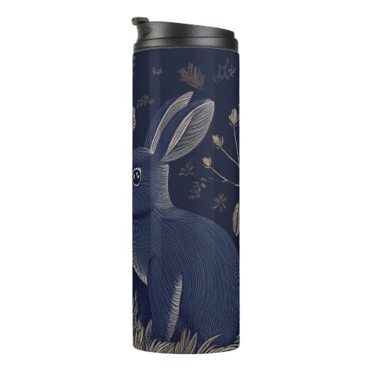 grillig konijn thermosbeker (Geroteerd rechts)