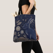 grillig konijn tote bag (Dichtbij)