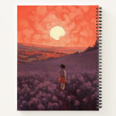  grillig landschap compositie Notitieboek (Achterkant)