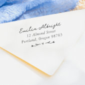 grillig  met de hand getekend retouradres  zelfinktende stempel