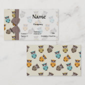 grillig oerpatroon visitekaartje (Voorkant / Achterkant)