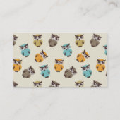 grillig oerpatroon visitekaartje (Achterkant)