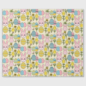 grillig paaswrachtpapier cadeaupapier (Vlak)