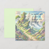 grillig pad & prijsopgave notitiekaartje (Voorkant / Achterkant)