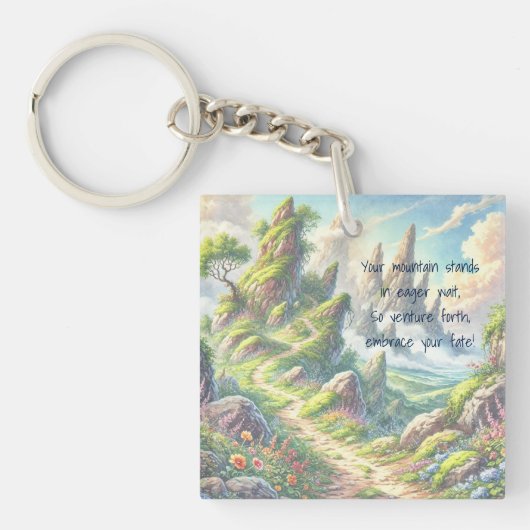 grillig pad & prijsopgave sleutelhanger (Voorkant)