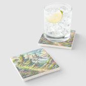 grillig pad & prijsopgave stenen onderzetter (Zijkant)