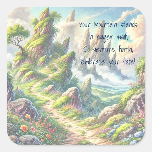 grillig pad & prijsopgave vierkante sticker (Voorkant)