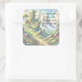 grillig pad & prijsopgave vierkante sticker (Tas)