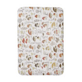 grillig paddenstoelenpatroon in het bos badmat (Voorkant Verticaal)