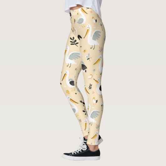 grillig pelikanenparadijs leggings (Links)