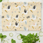 grillig pelikanenparadijs theedoek (Gevouwen)