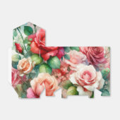 grillig Roos Bedankdoosjes (Uitgevouwen)