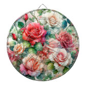 grillig Roos Dartbord (Voorkant)