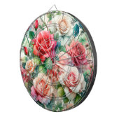 grillig Roos Dartbord (Voorkant Rechts)