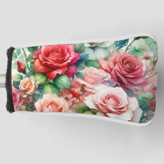 grillig Roos Golfheadcover (Voorkant)