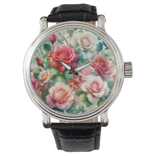 grillig Roos Horloge
