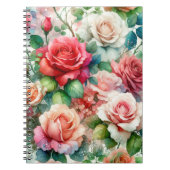grillig Roos Notitieboek (Voorkant)