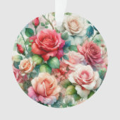 grillig Roos Ornament (voorkant)