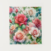 grillig Roos Wandkleed (Voorkant)