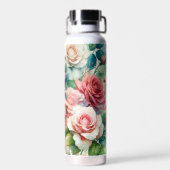 grillig Roos Waterfles (Achterkant)