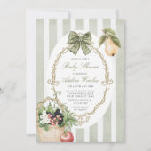 grillig salie Baby shower Kaart (Voorkant)