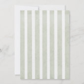 grillig salie Baby shower Kaart (Achterkant)