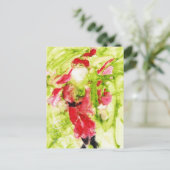 grillig santa-Briefkaart Briefkaart (Staand voorkant)