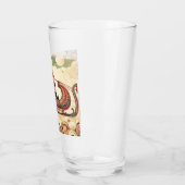 /grillig/santa/kerst glas (Links)