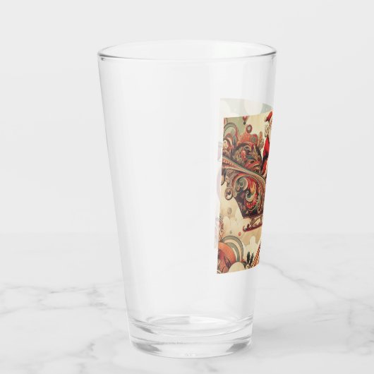 /grillig/santa/kerst glas (Rechts)