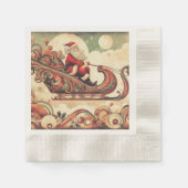 /grillig/santa/kerst servet (Voorkant)