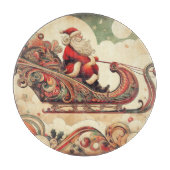 /grillig/santa/kerst snijplank (Voorkant)