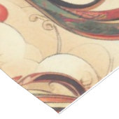 /grillig/santa/kerst tafelkleed (Gekanteld)