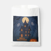 grillig Schattige spookachtig spookhuis | Hallowee Bedankzakje (Voorkant)