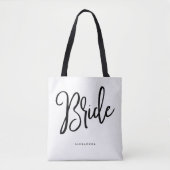 grillig schrift | Bride Tote Bag (Voorkant)