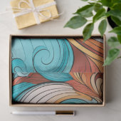 Grillig Sinaasappel | Bondi Blue | draaibare ontko Tissuepapier (Geschenk)