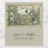 grillig sprookje wijn etiket (Enkel label)