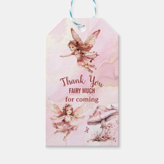 grillig sprookjesachtig thema cadeaulabel (Voorkant)