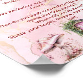 grillig sprookjesachtig thema poster (Hoek)