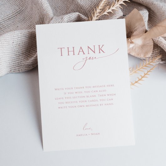 grillig stoffig Roos plat verticaal Baby shower Bedankkaart