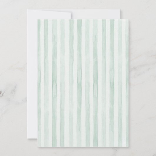 grillig succulent krans Baby shower Kaart (Achterkant)