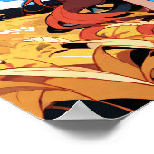 grillig tarweveldmeisje poster (Hoek)