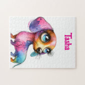 grillig teckel legpuzzel (Horizontaal)